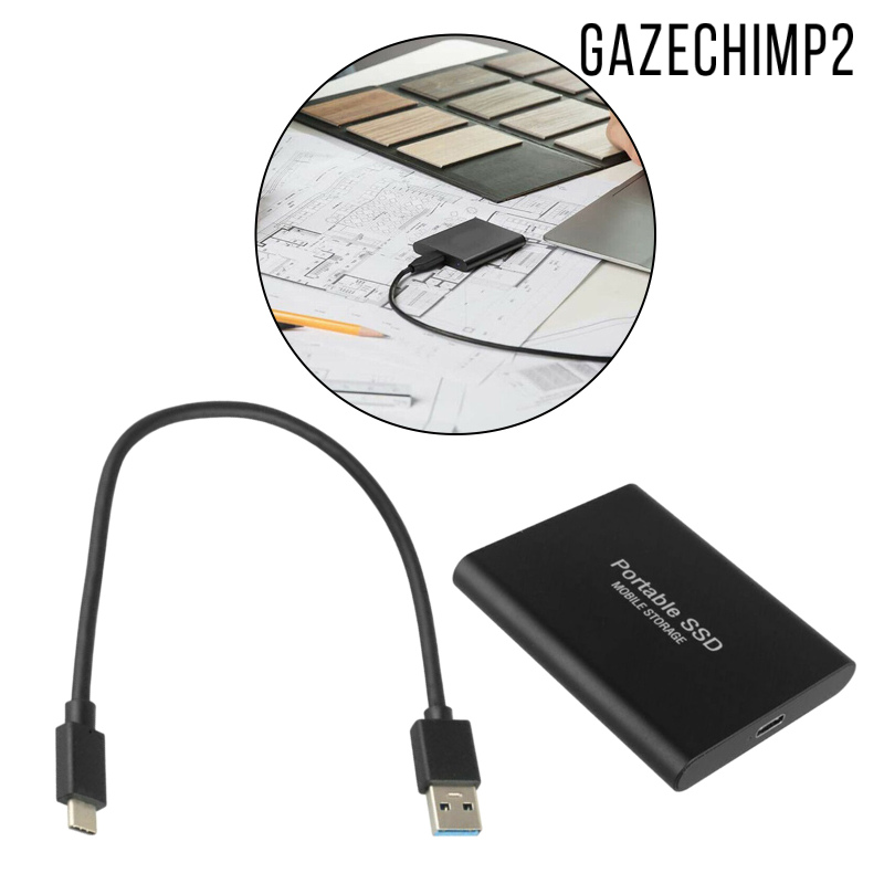 [GAZECHIMP2]Metal 2.5\" USB 3.1 Gen-1 SSD External Storage Up to 1050 MB/s