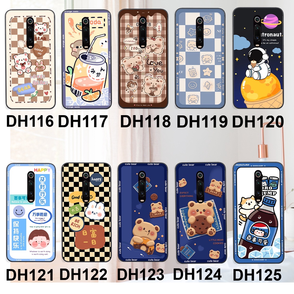 Ốp lưng Xiaomi MI 9T / MI 9T PRO / K20 / K20 PRO in hình 3D GẤU cute be@r, soda, happy day cực hot ,thời thượng