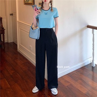 (Order) Quần ống rộng tím Ulzzang basic
