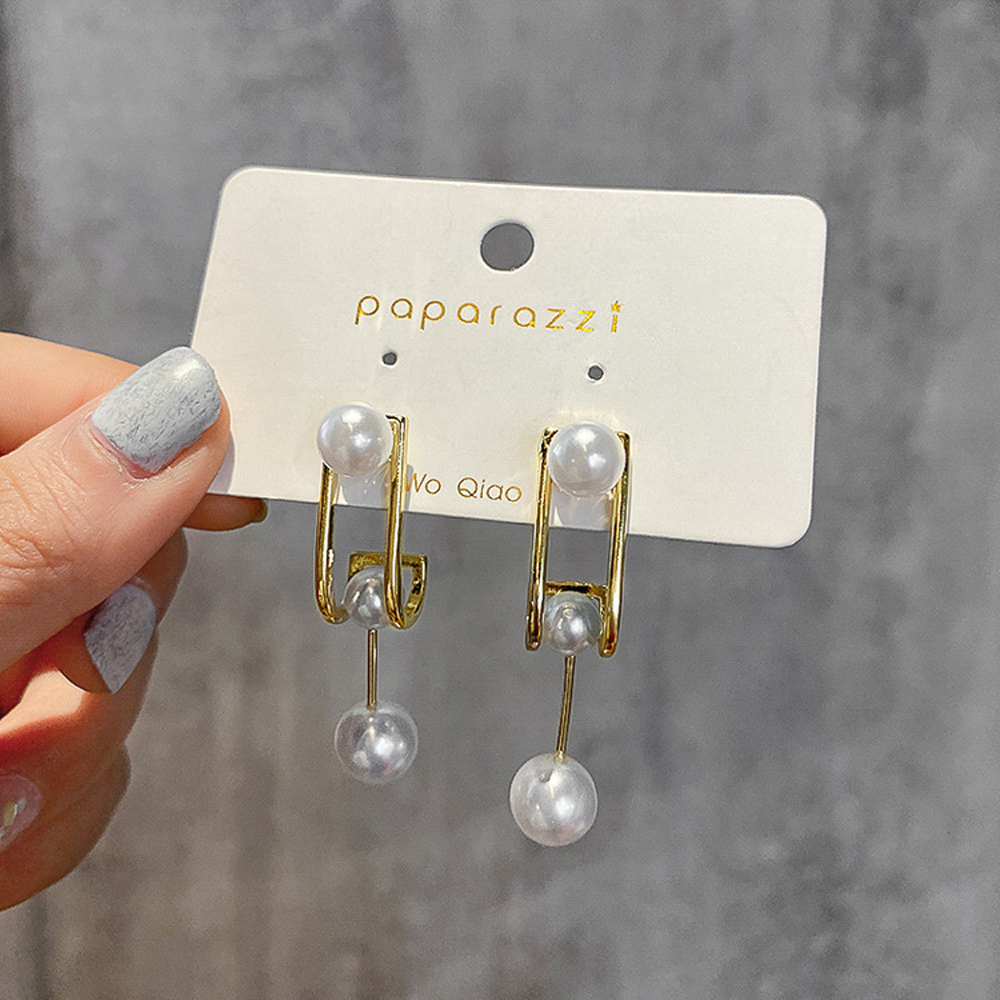 Bông Tai Đính Ngọc Trai S925 Thời Trang Cho Nữ