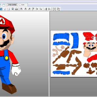 Mô hình giấy Mario [super Mario bros]