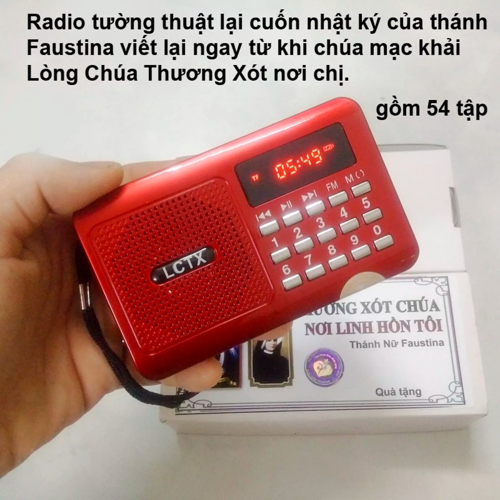 Radio Nhật Ký Lòng Thương Xót Chúa Nơi Linh Hồn Tôi của Thánh Faustina - làm quà tặng