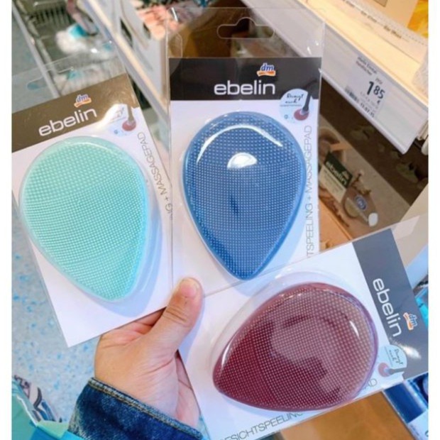 Miếng rửa mặt Silicone Ebelin Đức Professional Gesichtspeeling + Massagepad x1 miếng - Hàng chính hãng