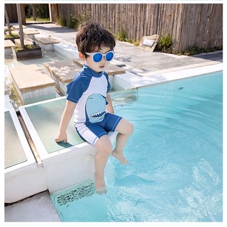 Set bơi rời Shark bé trai- cá mập xanh