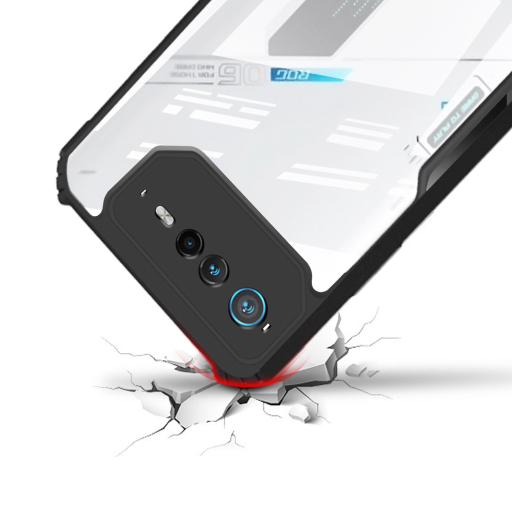 Ốp Điện Thoại Acrylic Trong Suốt Cho ASUS ROG Phone 5 6 5s Pro 3 I005DA I005DB ZS673KS ROG Phone 5s ULTIMATE no Yaiba ZS676KS