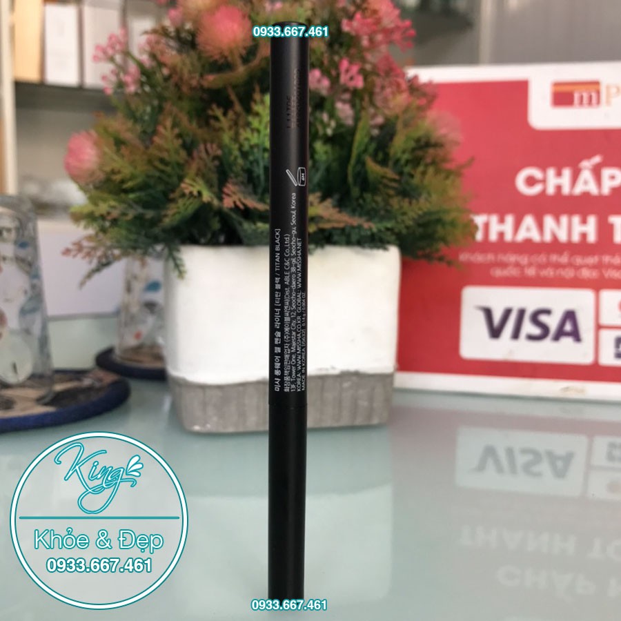 Chì Kẻ Mắt Missha Longwear Gel Pencil Liner