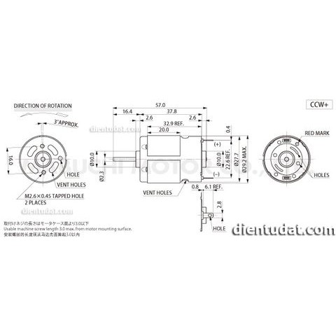 Motor DC MABUCHI RS-380SH-5025