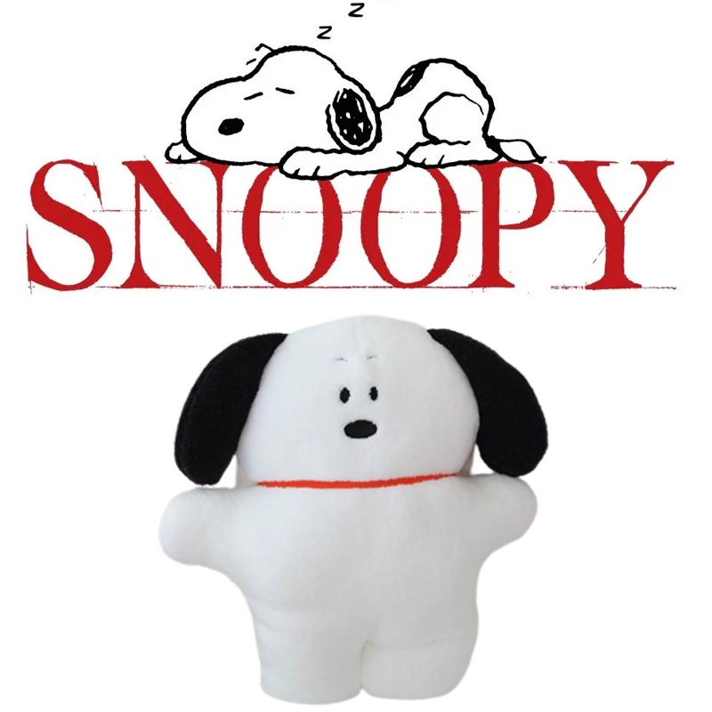 Gối Nhồi Bông Hình Chú Chó Snoopy Dễ Thương Kích Thước 38cm/50cm/60cm