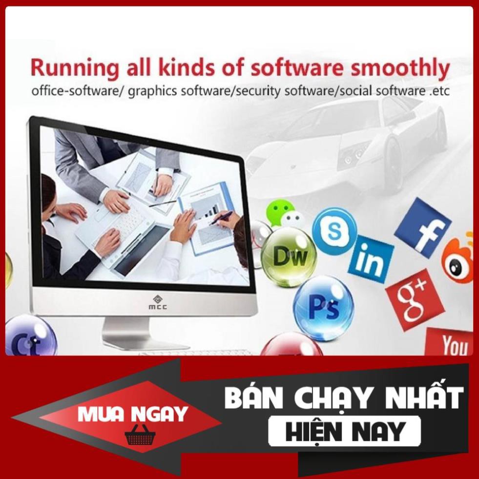 Bộ PC để bàn All in ONE (AIO) MCC4764 Home Office Computer CPU i7 4770/Ram16G/SSD240G/Wifi/Webcam/22inch - Chín