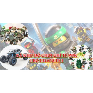 Xả Kho 4 Bộ Lego Minecraft 8 Trong 1 - Số Lượng Có Hạn - Ảnh Thật