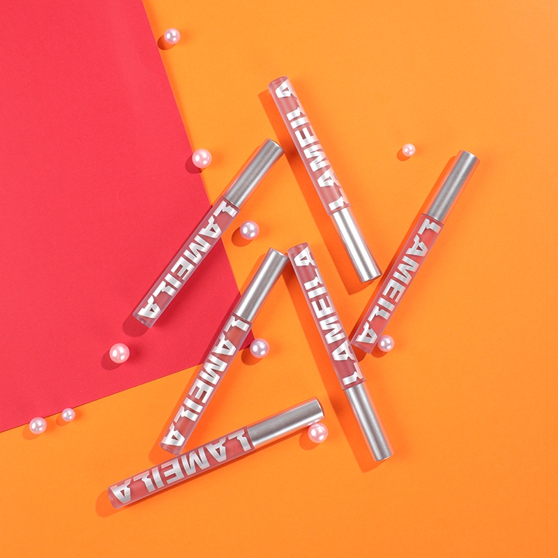Son kem bóng nhung mịn tint lì Lameila Guicami Novo Velvet Lip Glaze, Son kem lì nội địa trung dưỡng ẩm chống thấm nước