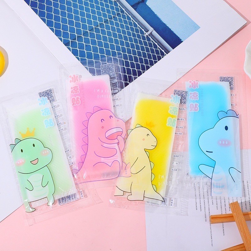 Set 2 Miếng Dán Giải Nhiệt Siêu Mát - Hạ Sốt - Chóng Nóng Mùa Hè😻