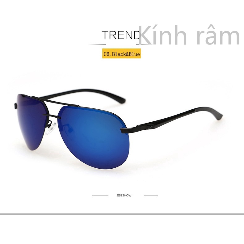 Kính mát thời trang gọng chất liệu nhôm