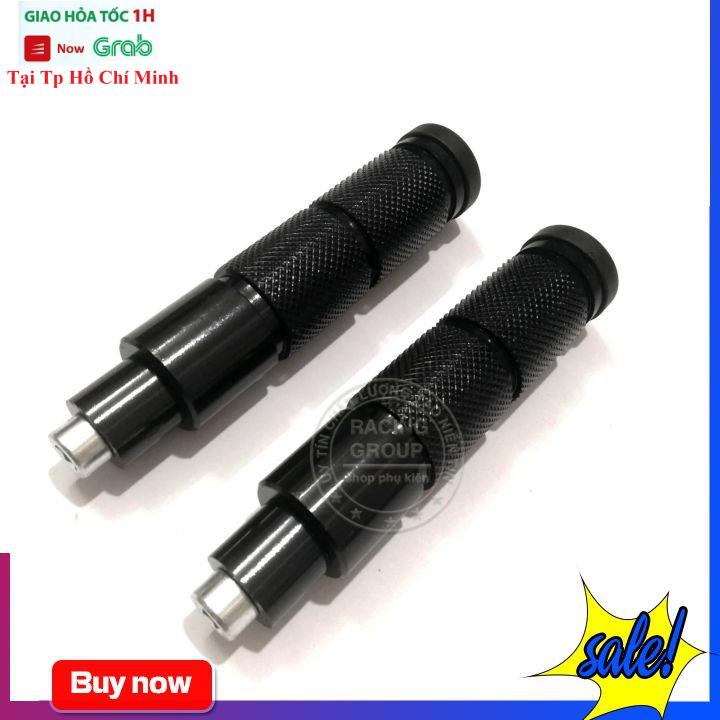 Chống Đổ Sau Xe Máy Nhôm Nguyên Khối (Màu Đen)