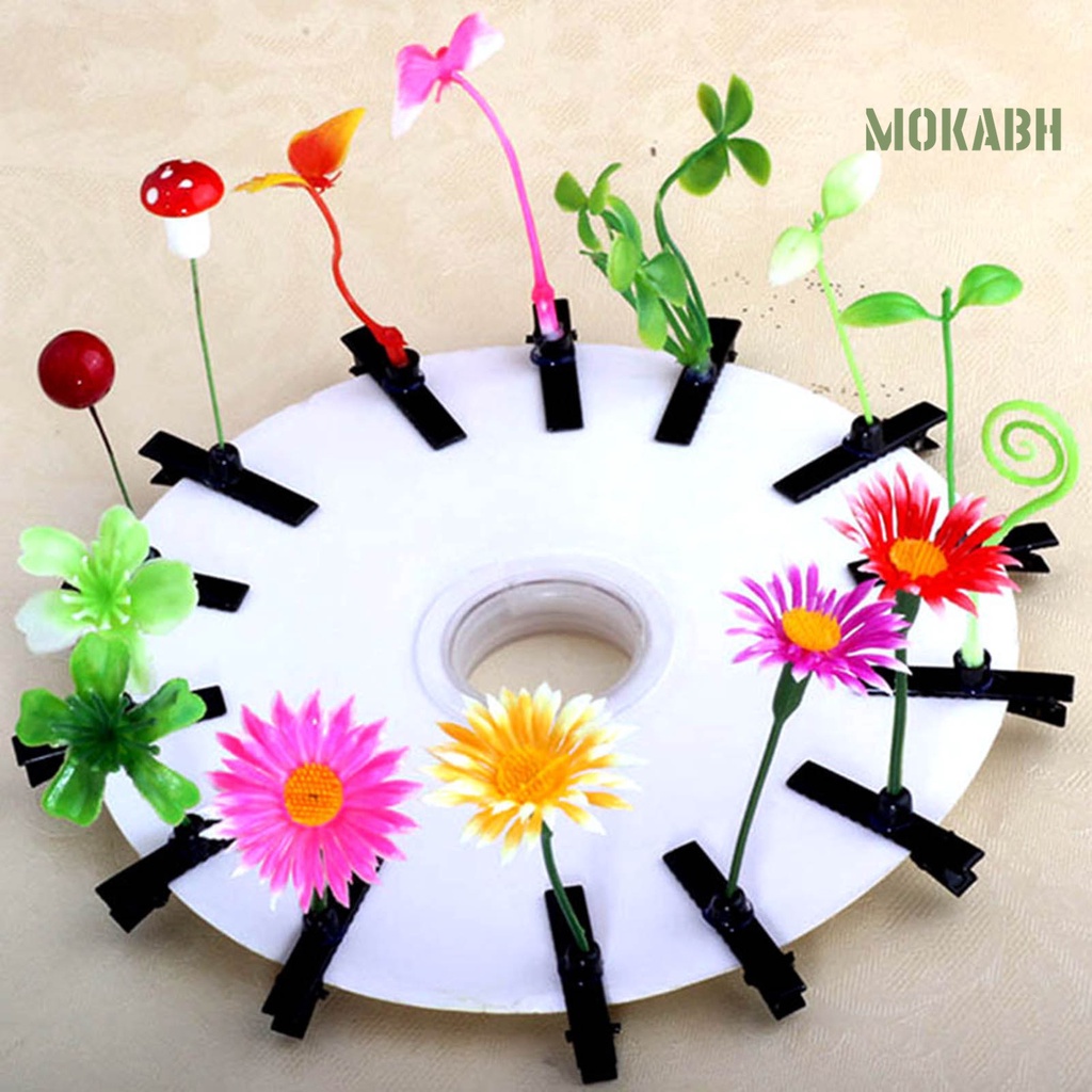 Kẹp Tóc Hình Hạt Đậu Mini Chống Trượt Cho Bé Gái