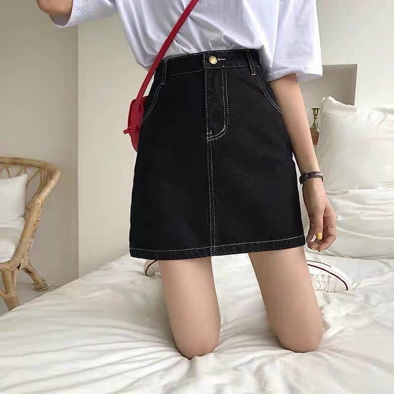 Chân váy chỉ nổi kèm quần KA6