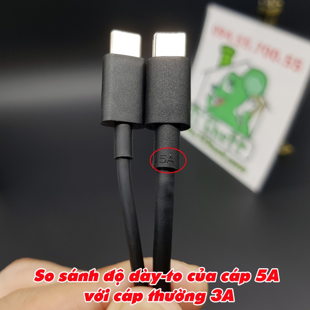 [Chính Hãng-Ảnh Thật] Cáp Sạc Siêu Nhanh 5A Huawei Type-C Super Charge ZIN Lõi Tím dài 1m