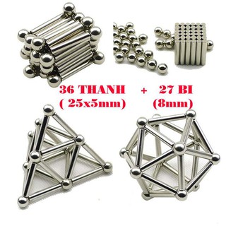 Bộ đồ chơi xếp hình nam châm đỉnh cao Buckybars