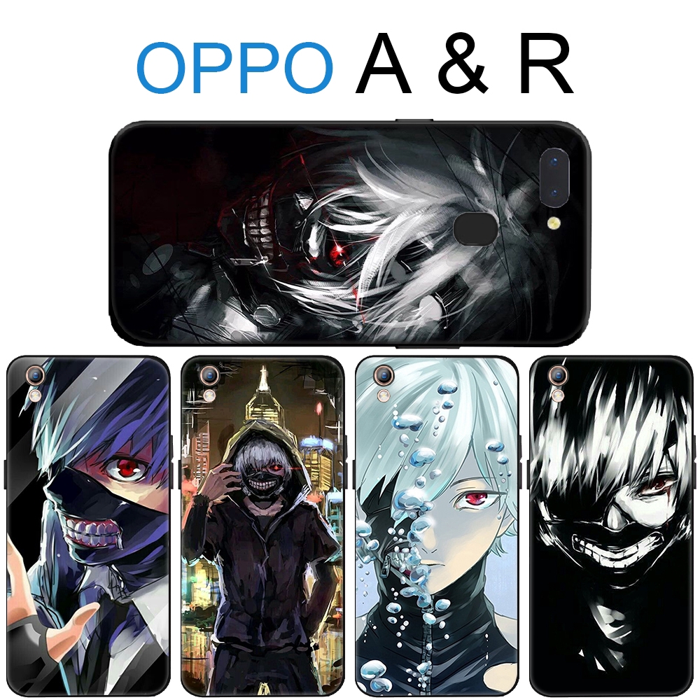 Ốp điện thoại in hình anime Tokyo Ghoul cho OPPO F9 F7 F5 A73 A83 A1 A77 F3 A59 F1s A5s A39 A57 A37 Neo 9 A3s A5 MD79