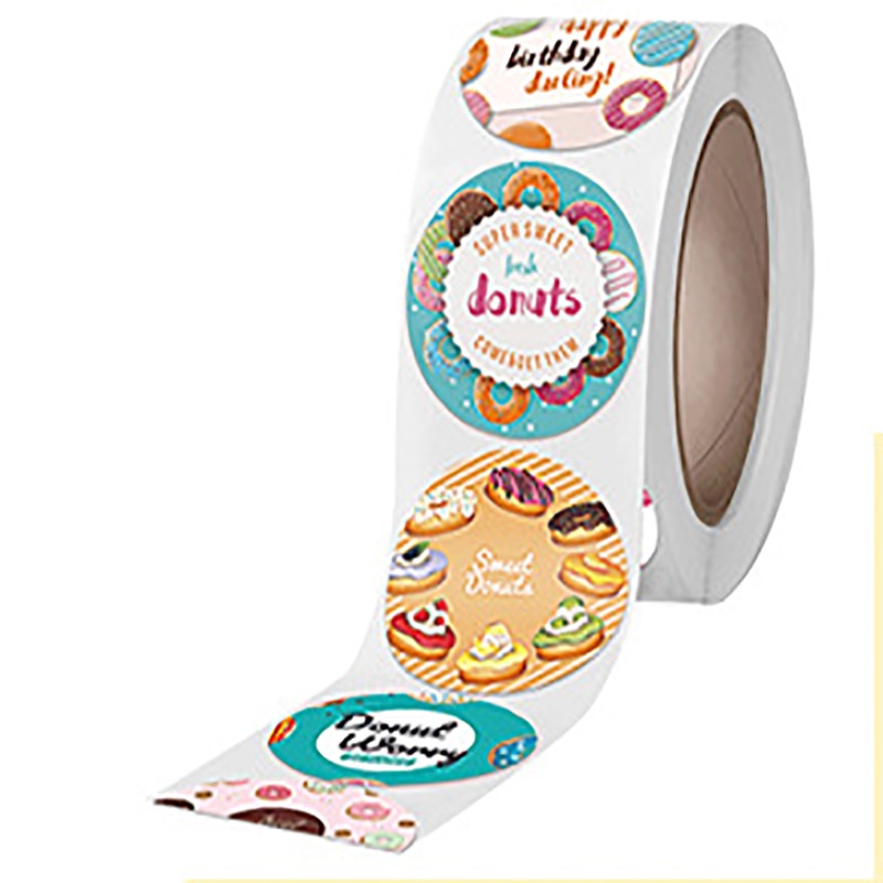 Set 500 Nhãn Dán Trang Trí Túi Quà Họa Tiết Halloween Độc Đáo