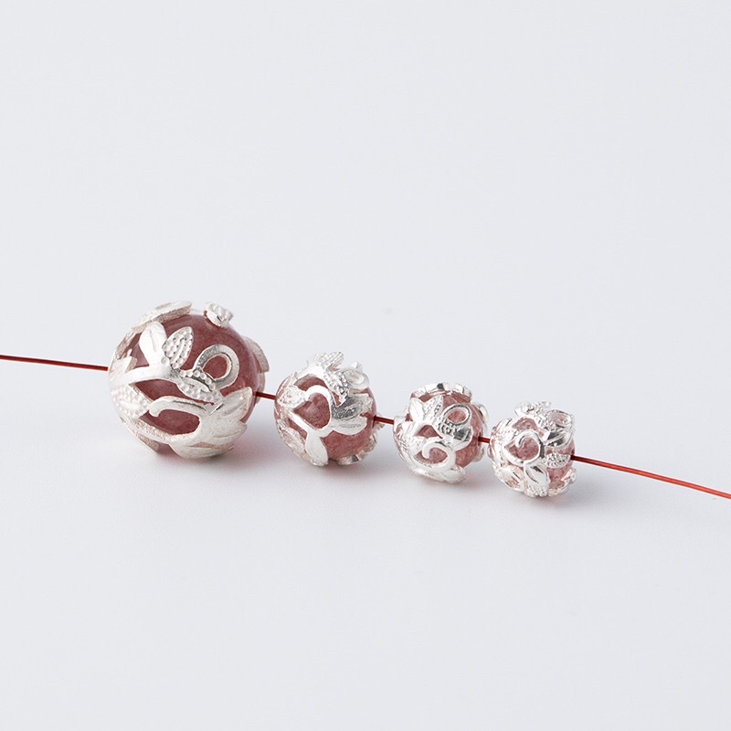 Charm bạc bọc đá - MH084