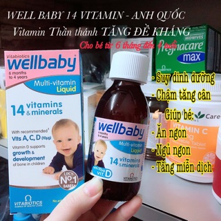 WELL BABY 14 VITAMIN ANH QUỐC
