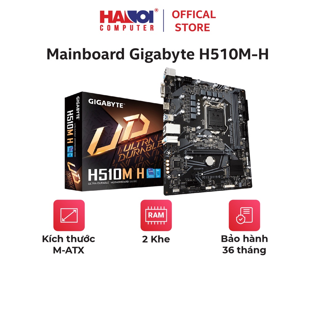 Mainboard Gigabyte H510M-H điều khiển quạt làm mát thông minh