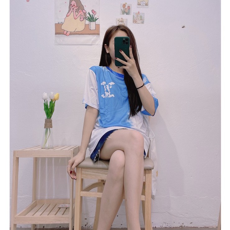 Áo Thun Hè Chất Mát Hình In Xịn Xò Free Ship Toàn Quốc, Áo Thun Chất Chơi Tay Lỡ Phong Cách Hình Mây Màu Xanh, MN15 | BigBuy360 - bigbuy360.vn