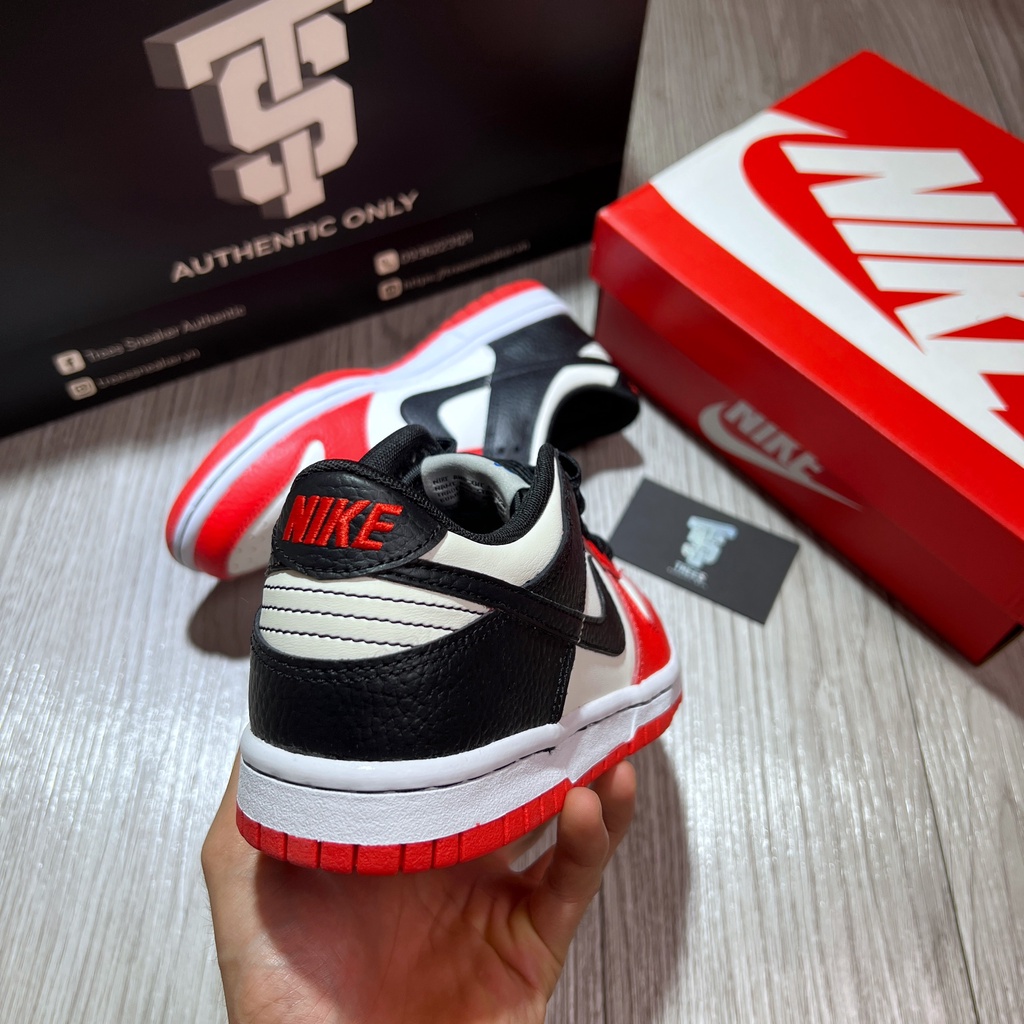 [CHÍNH HÃNG] Giày thể thao NIKE NBA x DUNK LOW EMB GS 75th Anniversary Chicago