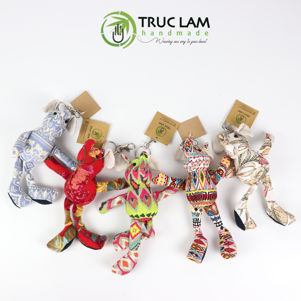 Móc Chìa Khóa Hình Các Con Vật Nhồi Bông Cute Ngộ Nghĩnh – Trúc Lâm Handmade