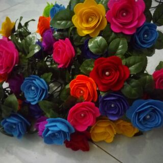 Combo Hoa Hồng Vải Dạ