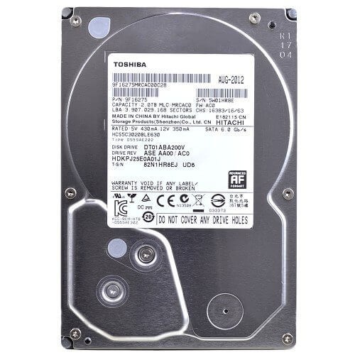 Ổ Cứng TOSHIBA 2TB (2000GB) Hàng Tháo Máy Trạm Workstation USA | WebRaoVat - webraovat.net.vn