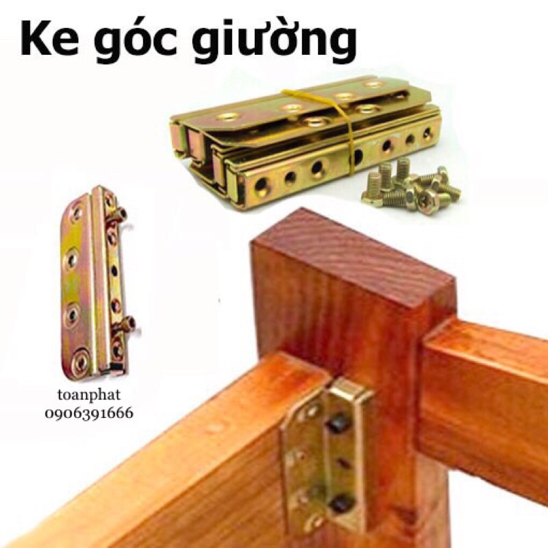 [combo 4 Cái ] Bát bắt giường thẳng| Pát liên kết bắt giường| ke góc giường