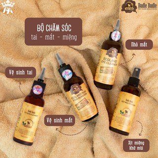 Dung dịch vệ sinh tai & mắt cho chó mèo budle’budle hàn quốc 120ml