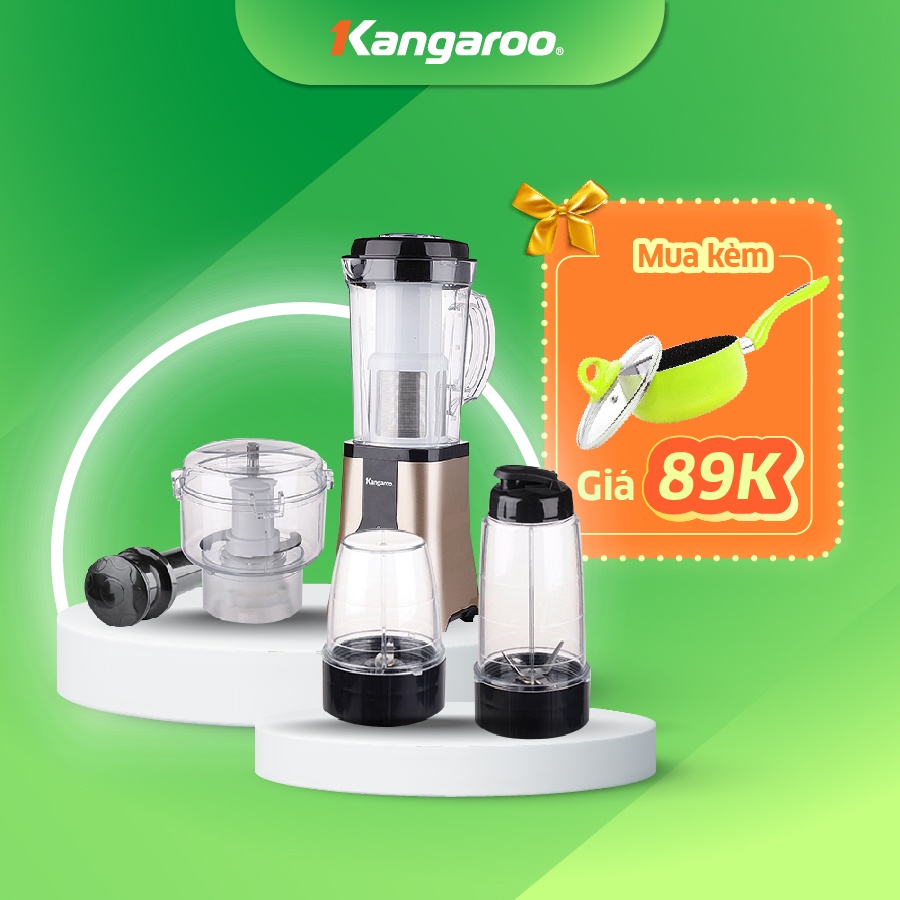 [Mã ELHA22 giảm 6% đơn 300K] Máy xay sinh tố 4 cối đa năng Kangaroo KG4B3