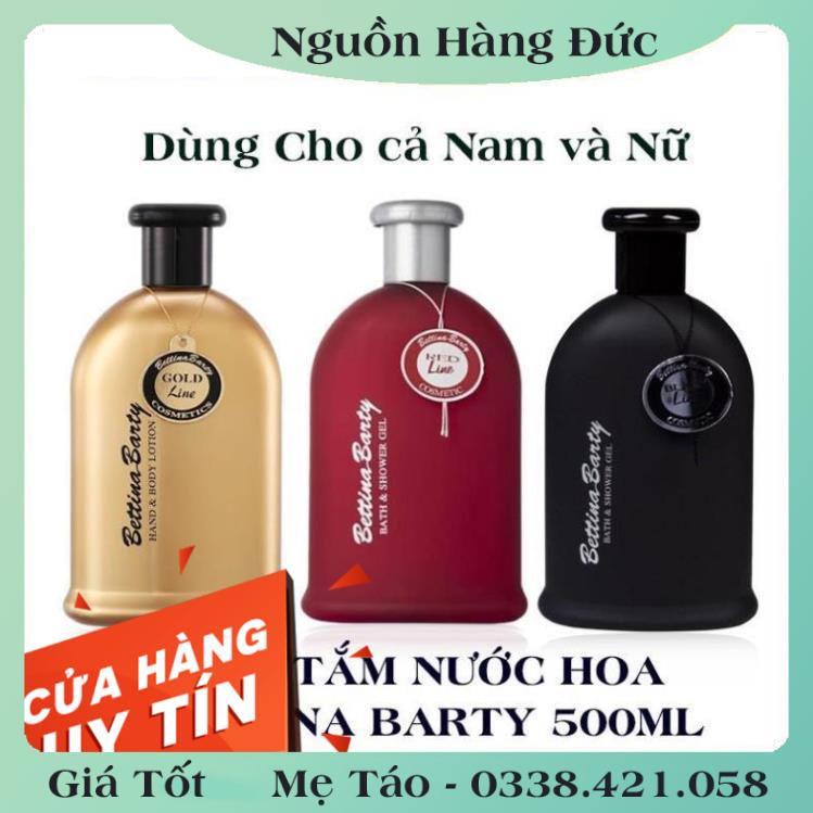BETTINA BARTY / Sữa Tắm Tinh Dầu Nước Hoa Bettina Barty Bath And Shower Gel 500ml CHUẨN ĐỨC
