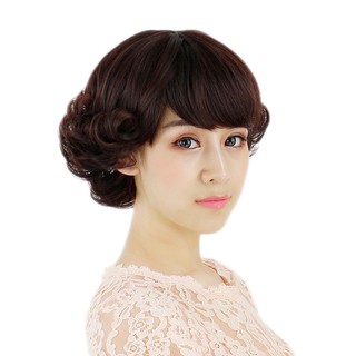 Tóc giả trung niên nữ 5507 💖FREESHIP💖, tặng lưới chụp