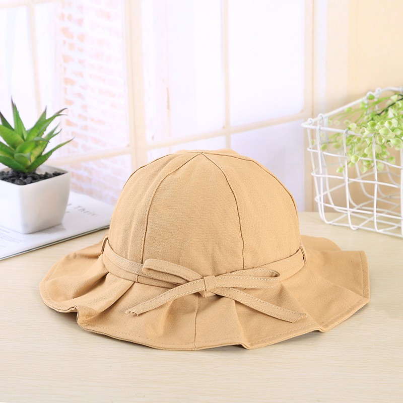Nón nữ tai bèo nhún mũ hàn quốc mori - nc145