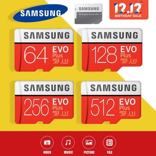 Thẻ Nhớ micro sd 32g 64g 128g 256g 512g class 10 evo plus
