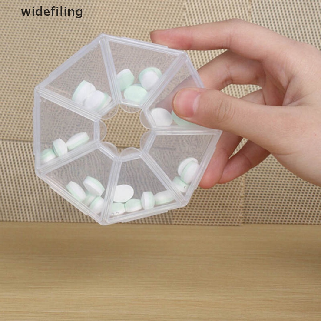 Hộp Đựng Thuốc 7 Ngày Bằng Nhựa Trong Suốt Tiện Dụng