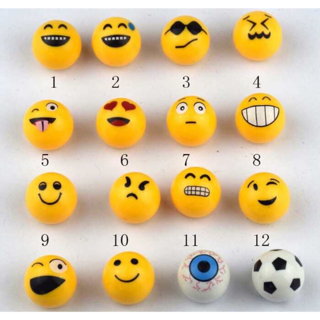 1 Cặp  Van xe máy mặt cười thú nhún emoji ngẫu nhiên