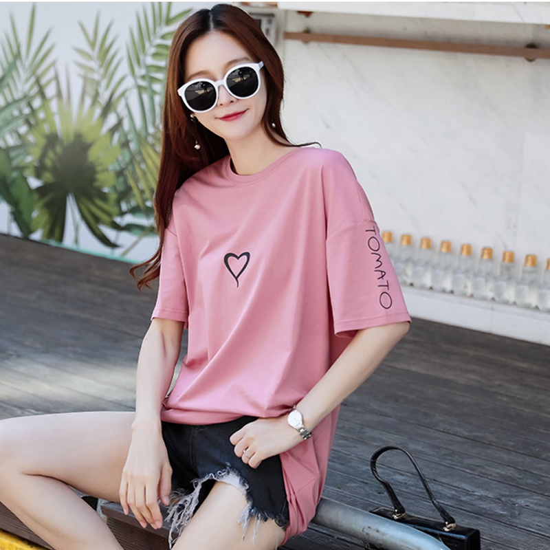 Áo thun form dài dáng đẹp form rộng giá rẻ kiểu áo phông nữ giấu quần LIVATA M85