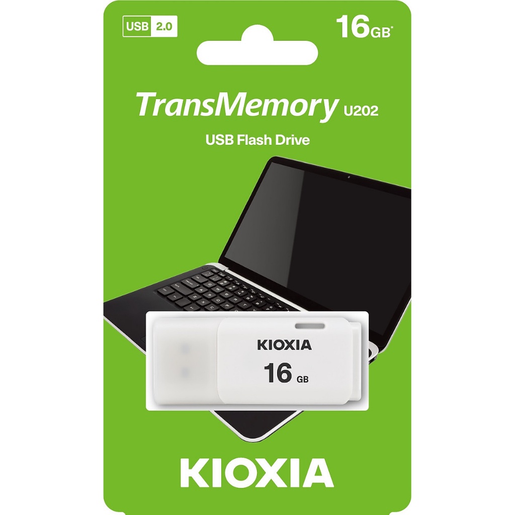 USB 16GB TransMemory Kioxia U202 - Thiết kế móc khóa, nhỏ gọn, kèm quà tặng KIOXIA