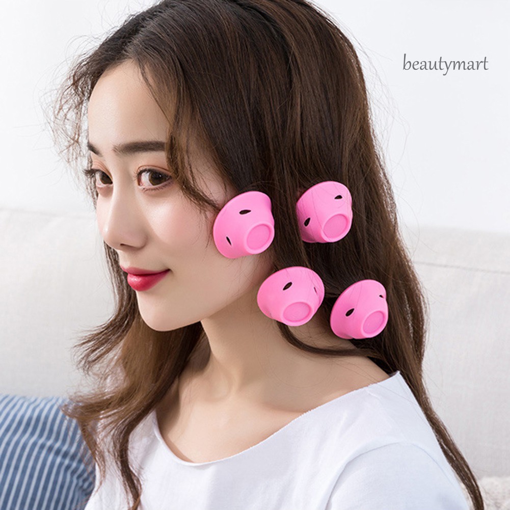 [Hàng mới về] Set 10 Dụng Cụ Uốn Tóc Bằng Silicon