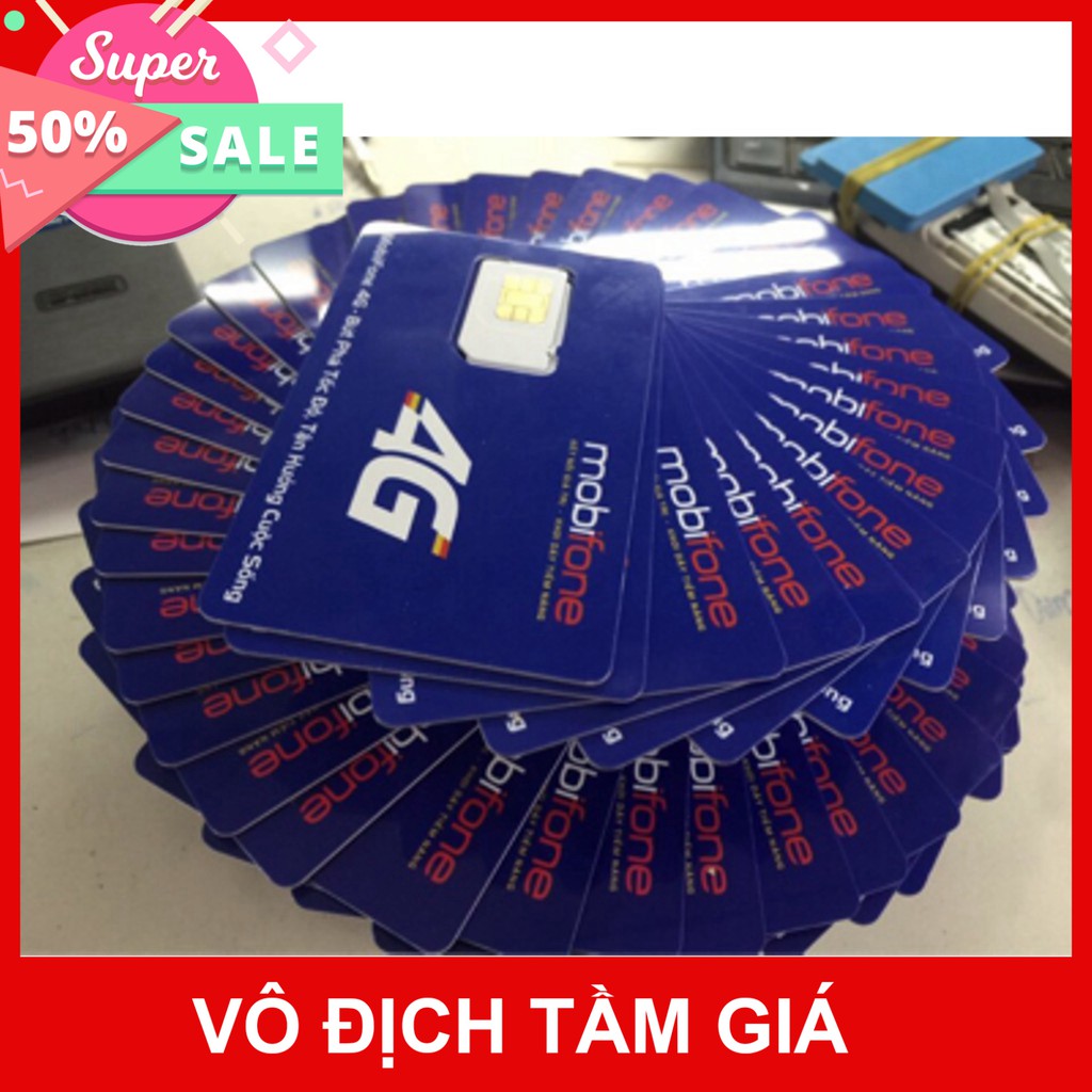 Sim 4G Mobifone trọn gói 1 năm không nạp tiền MDT250A
