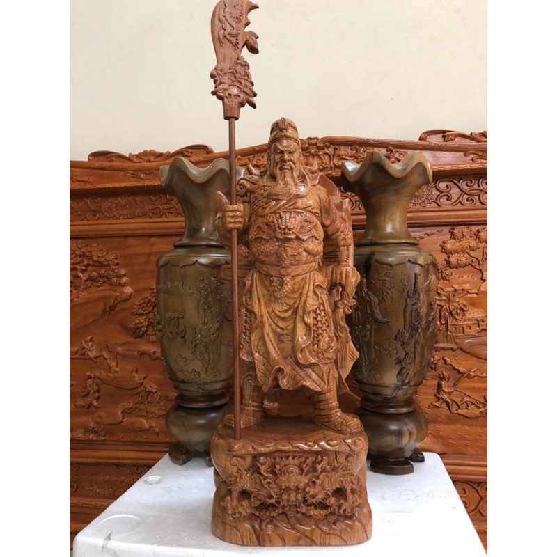 Tượng Quan Công Gỗ Hương