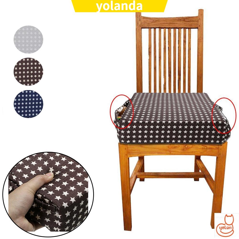 ☆YOLA☆ Floor Heightening Cushion Dining Chair Pad Seat Booster Increased Baby Safe Toddler Home Thickening Kids/Multicolor