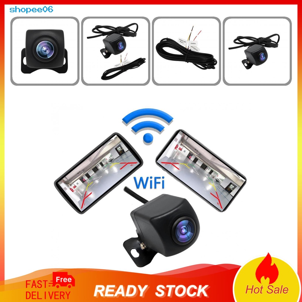 Camera lùi xe tích hợp WiFi 10m tiện dụng cho xe hơi
