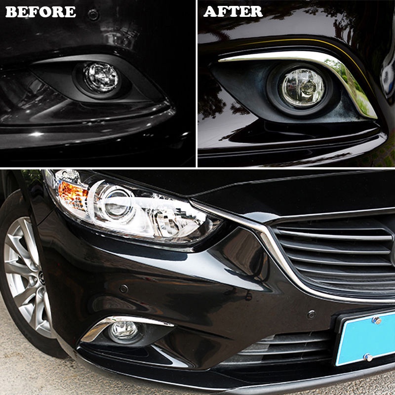 Ốp Nhựa ABS Bọc Đèn Sương Mù Thay Thế Chuyên Dụng Cho Xe Hơi Mazda 6 Atenza Gj