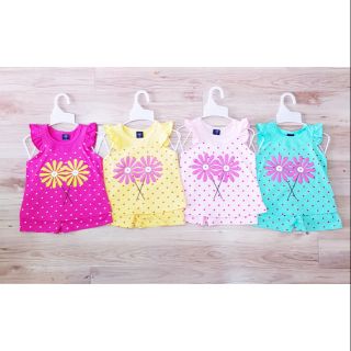 Cobom 4 bộ cotton 4c bé gái